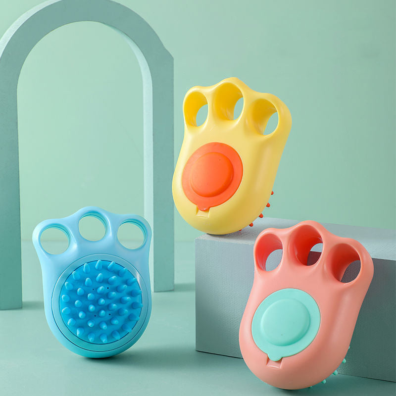 Pet Bath Massage Brush Claw Cleaning Grooming Tool