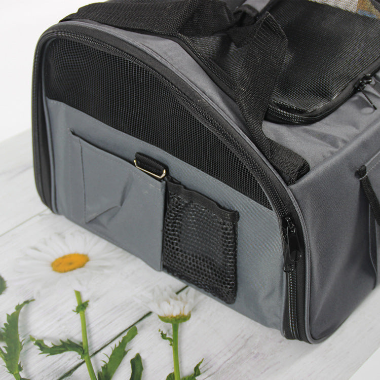 Foldable Pet Car Seat Hammock Travel Carrier Bag