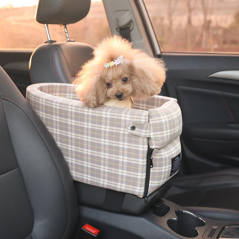 Portable Pet Car Seat Non Slip Booster Travel Carrier Bed