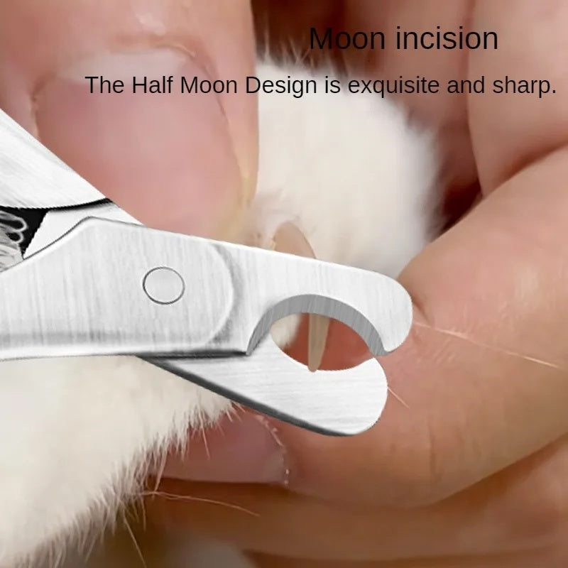 Pet Professional Safety Nail Clipper Stainless Steel Grooming Trimmer