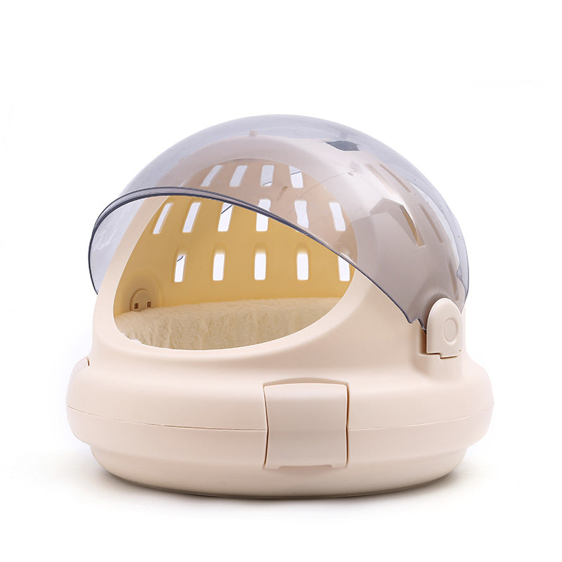 Pet Carrier Capsule Panoramic View Cushioned Travel Bag