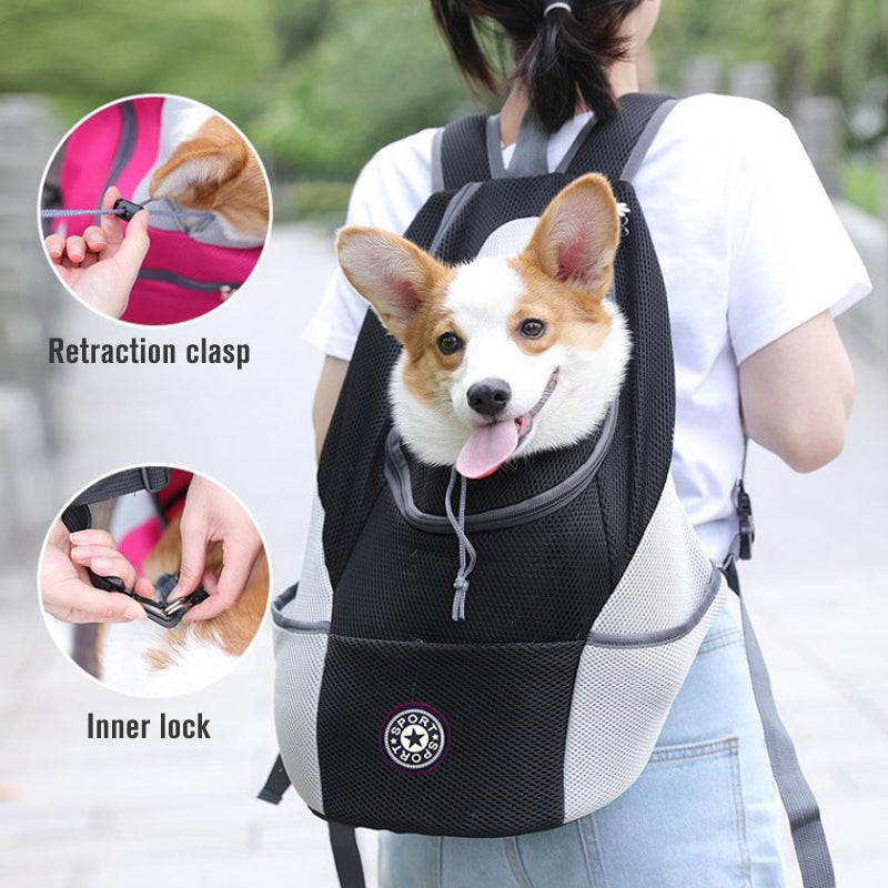 Portable Travel Backpack Outdoor Pet Carrier Bag