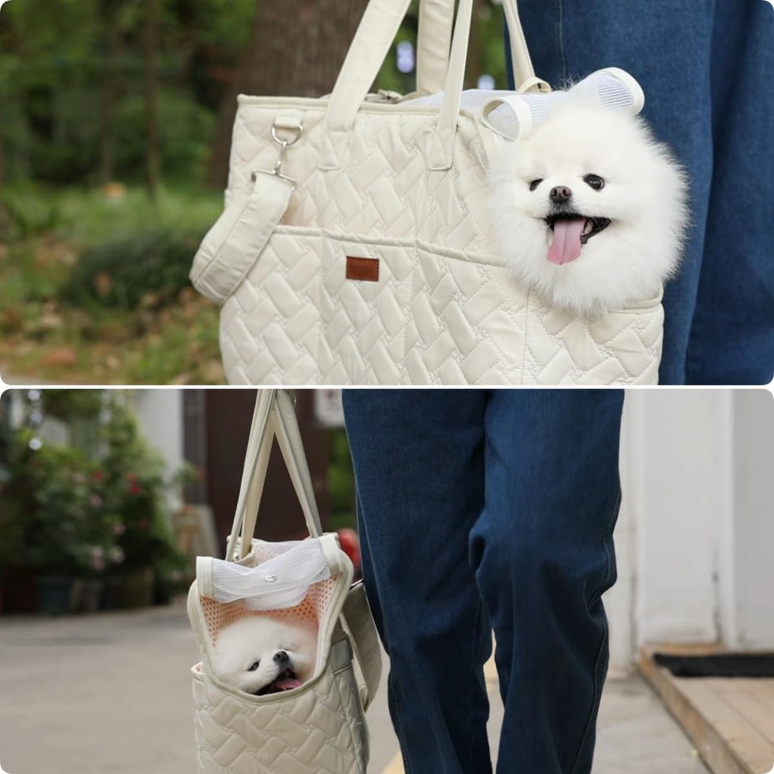 Portable Pet Carrier Tote Breathable Mesh Travel Bag