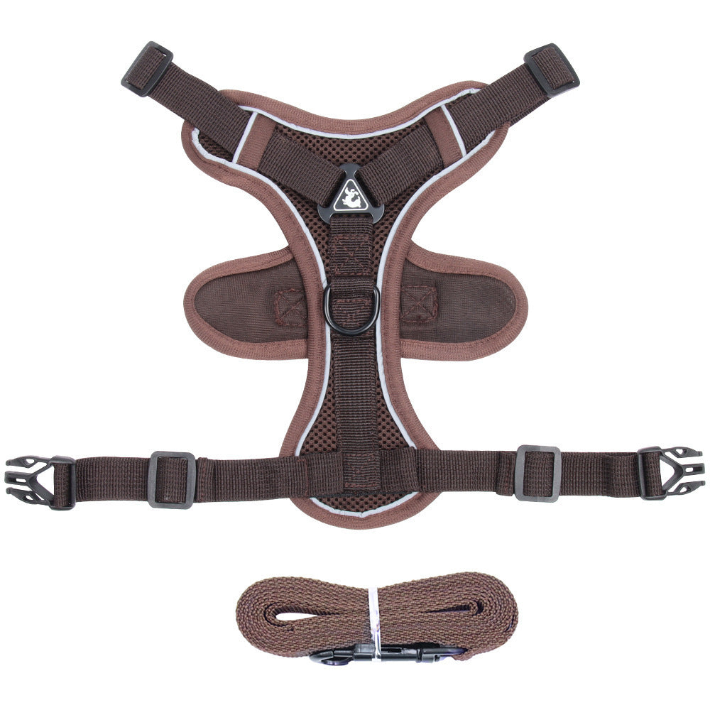 Pet Chest Strap Vest Harness With Leash Set