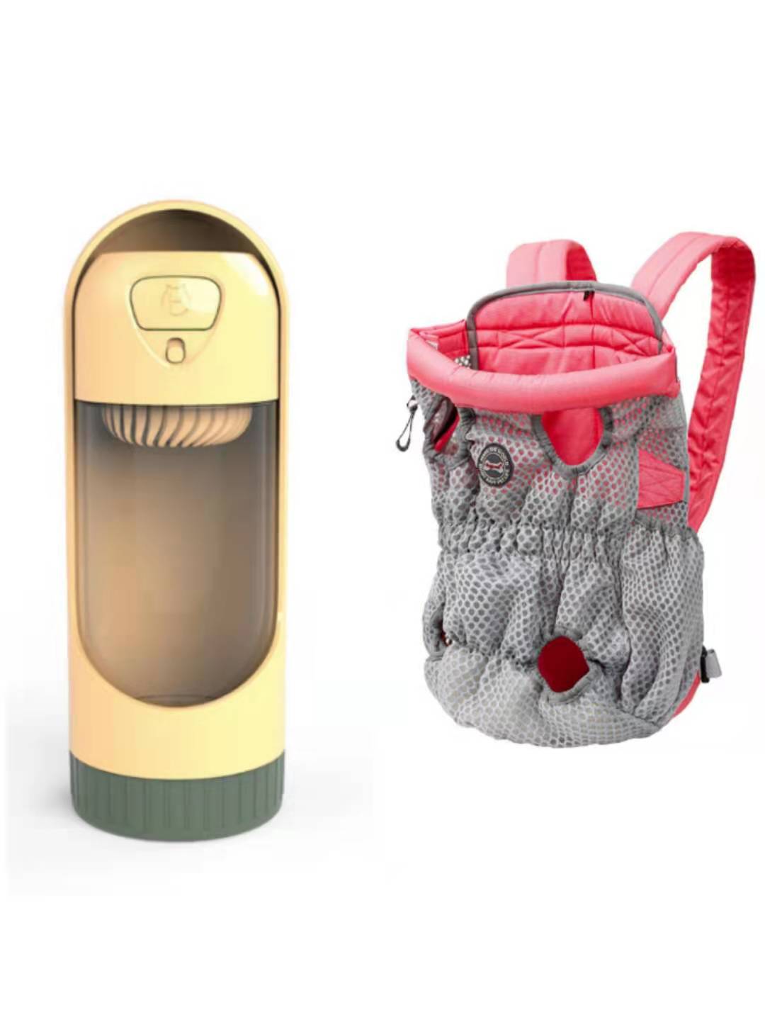Portable Pet Carrier Backpack Breathable Mesh Shoulder Bag