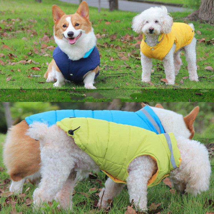 Pet Waterproof Thickened Reflective Outdoor Jacket Apparel