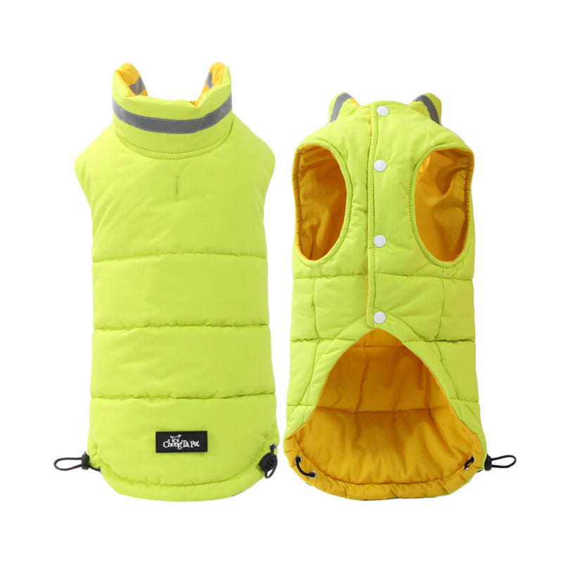 Pet Waterproof Thickened Reflective Outdoor Jacket Apparel