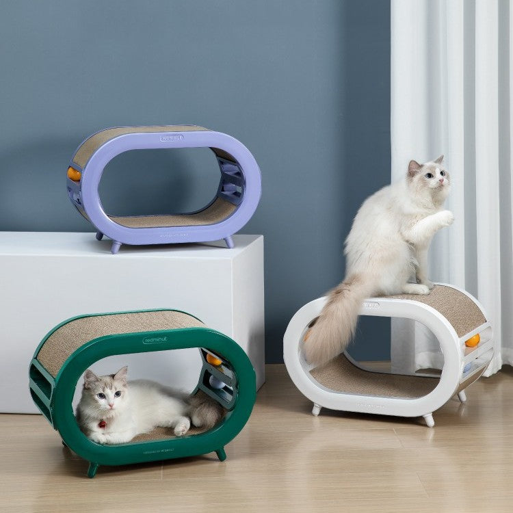 Pet Scratching Board Villa Chamfer Play Toy