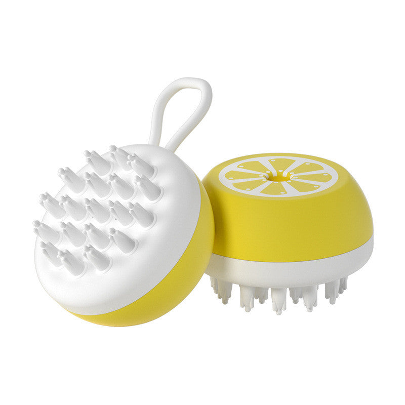 Pet 2 In 1 Silicone Bath Massage Grooming Brush Tool