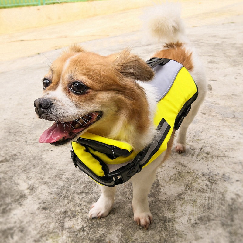 Pet Reflective Nylon Airbag Life Jacket Safety Apparel