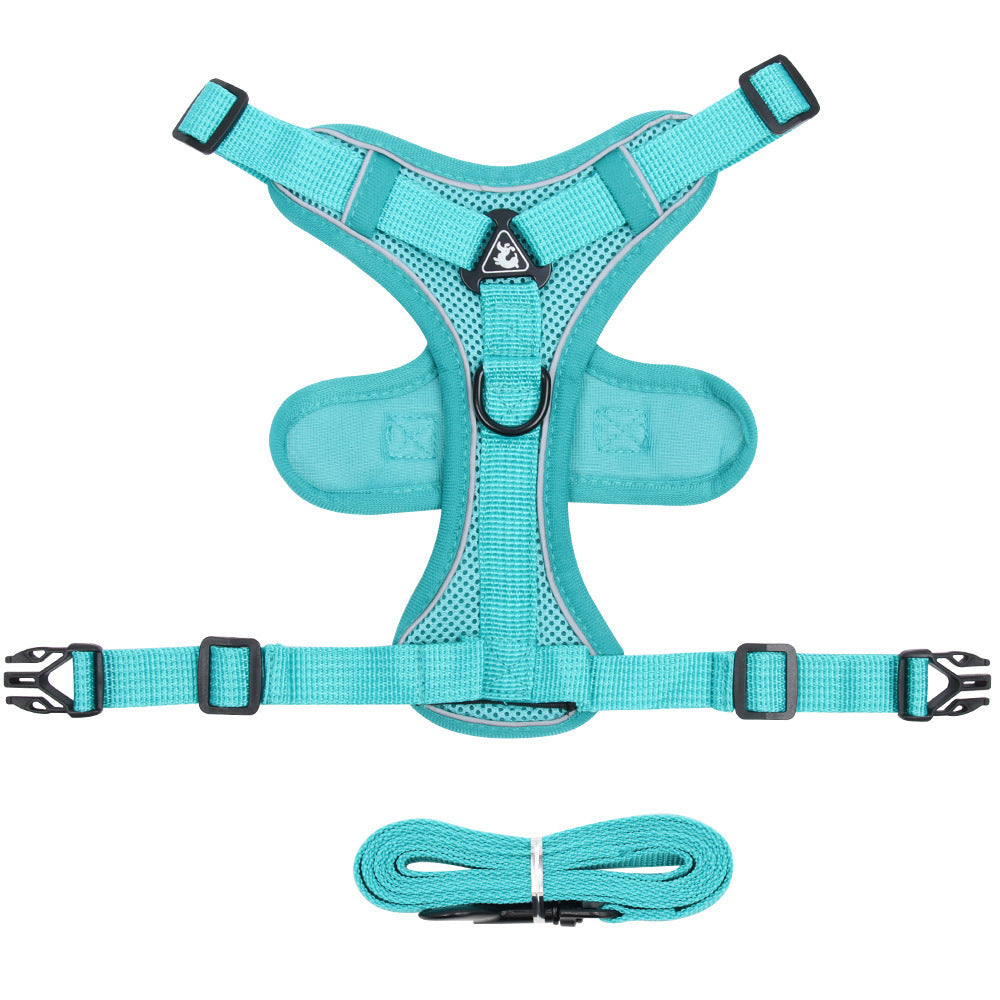 Pet Chest Strap Vest Harness With Leash Set