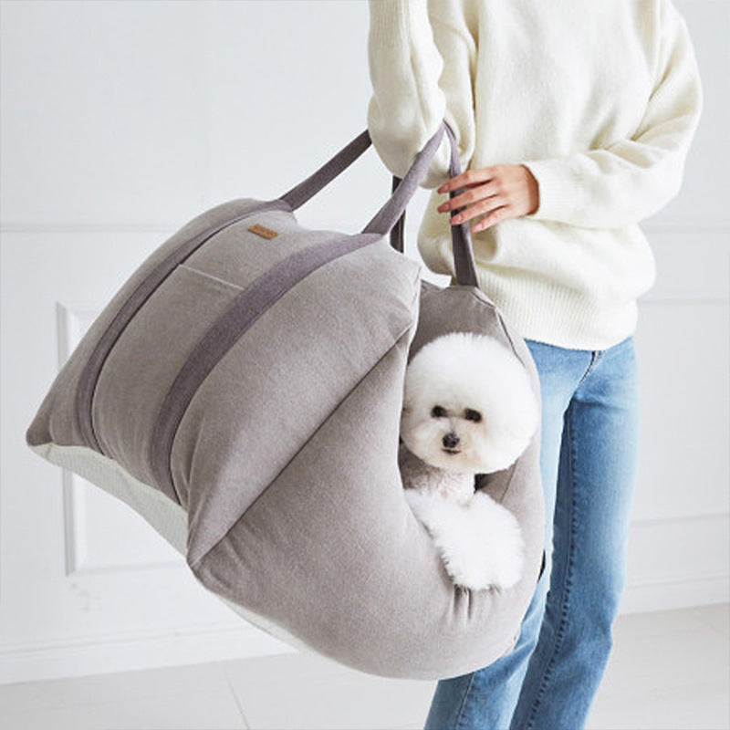 Portable Pet Car Seat Waterproof Safety Travel Carrier Basket