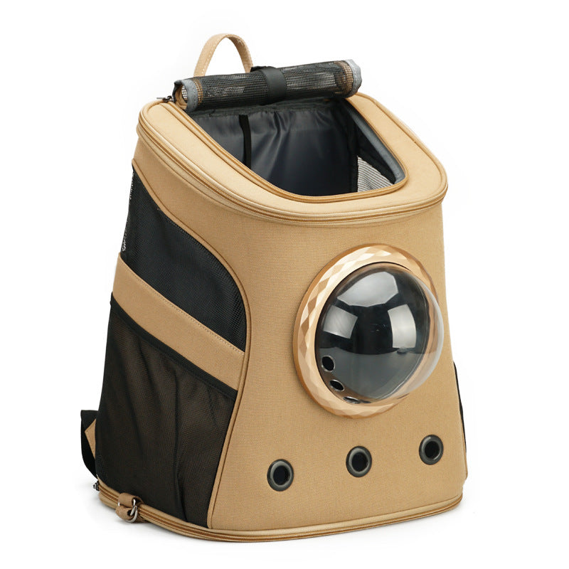 Pet Portable Backpack Style Carrier For Medium Sized Pets