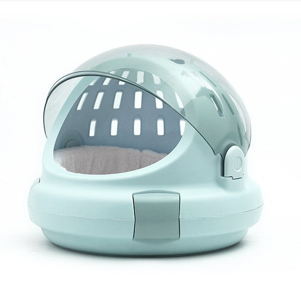 Pet Carrier Capsule Panoramic View Cushioned Travel Bag