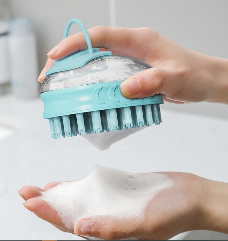 Pet Bath Massage Brush Gentle Rub Grooming Tool