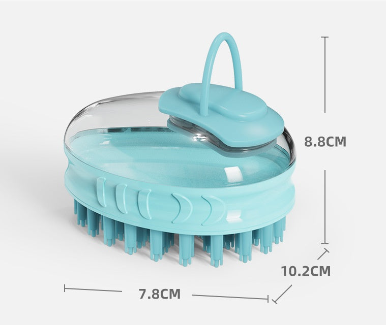 Pet Bath Massage Brush Gentle Rub Grooming Tool