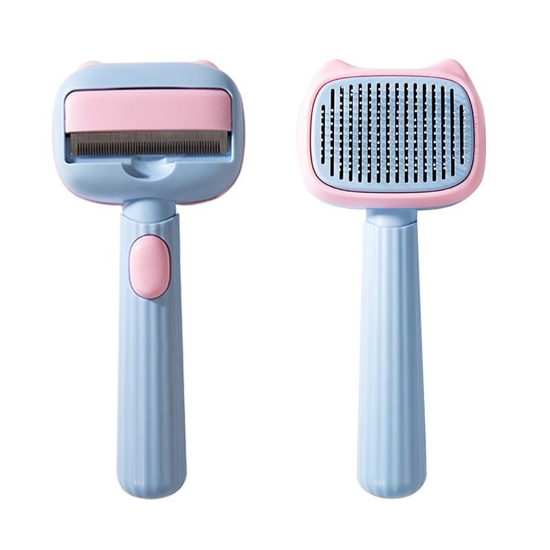Pet Deshedding And Dematting Grooming Brush For Hair Control