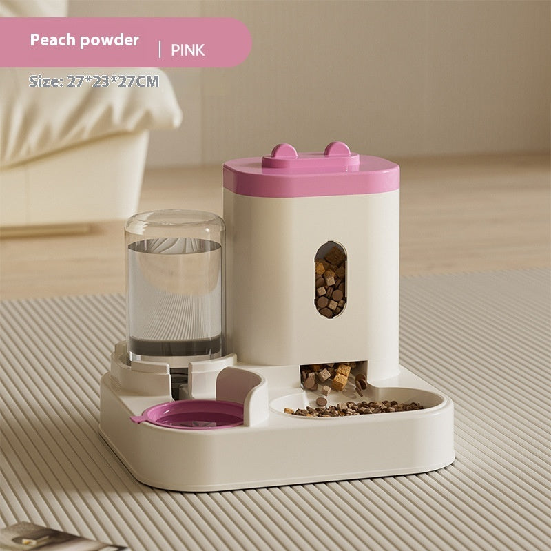 Pet Automatic Feeding And Water Dispenser Bowl System