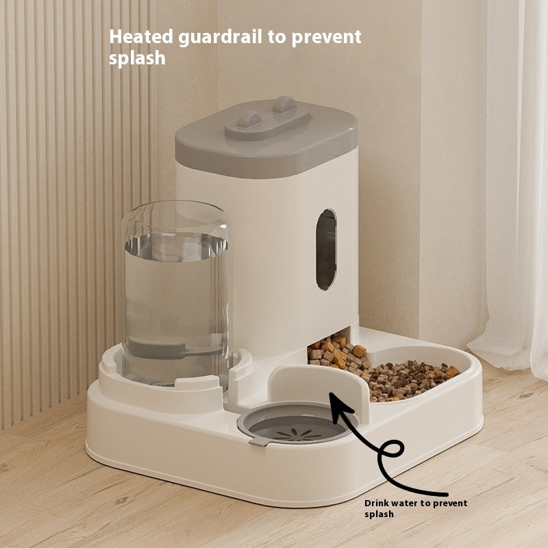 Pet Automatic Feeding And Water Dispenser Bowl System