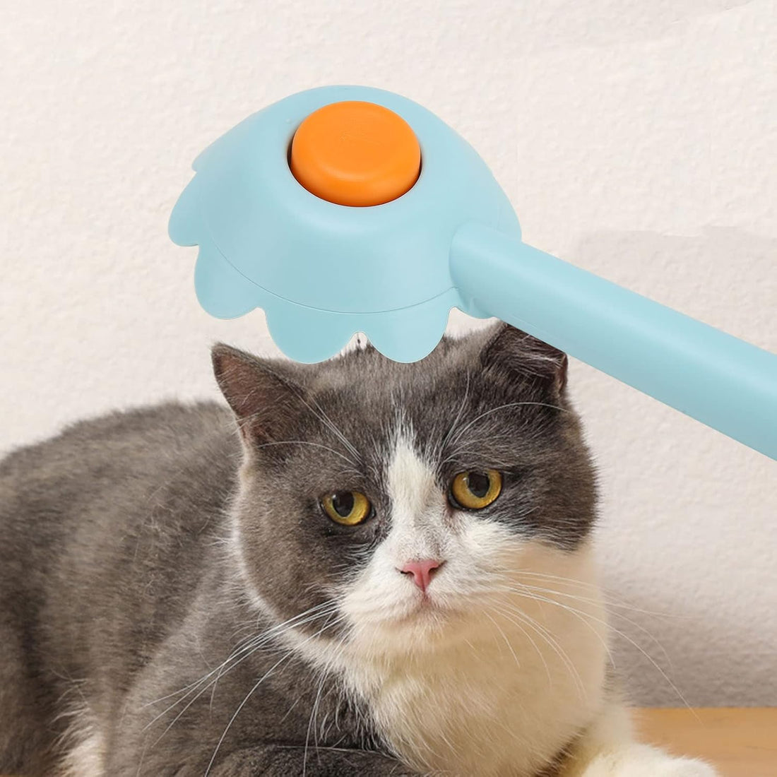 Pet Self Cleaning Flower Shape Grooming Brush Hair Shedding Tool