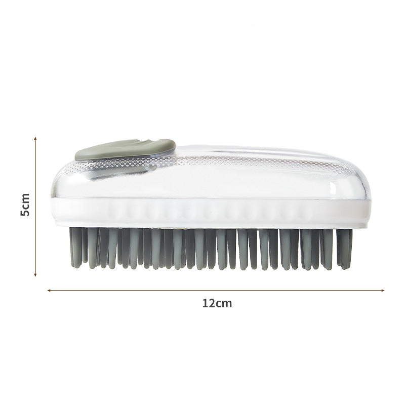 Pet Silicone Massage Bath Brush Foaming Cleaning Tool
