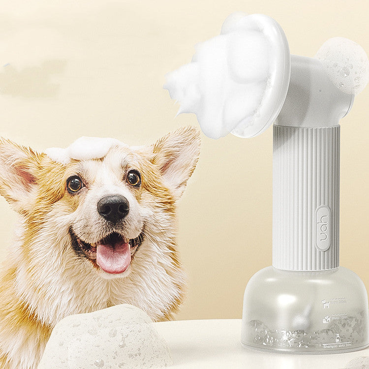 Pet Bubble Foam Bath Machine Shower Cleaning Tool