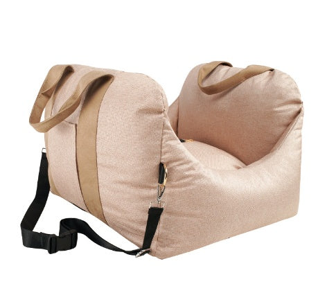 Portable Pet Car Seat Waterproof Safety Travel Carrier Basket