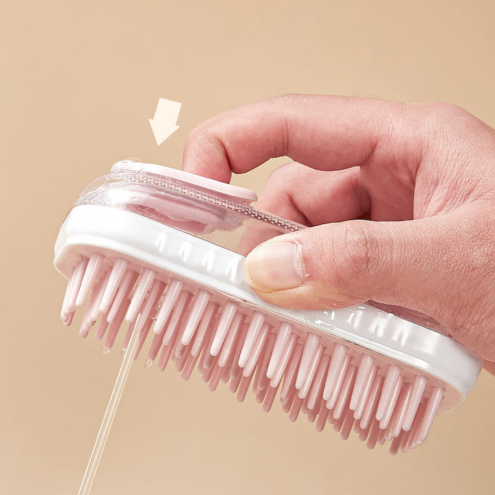 Pet Silicone Massage Bath Brush Foaming Cleaning Tool