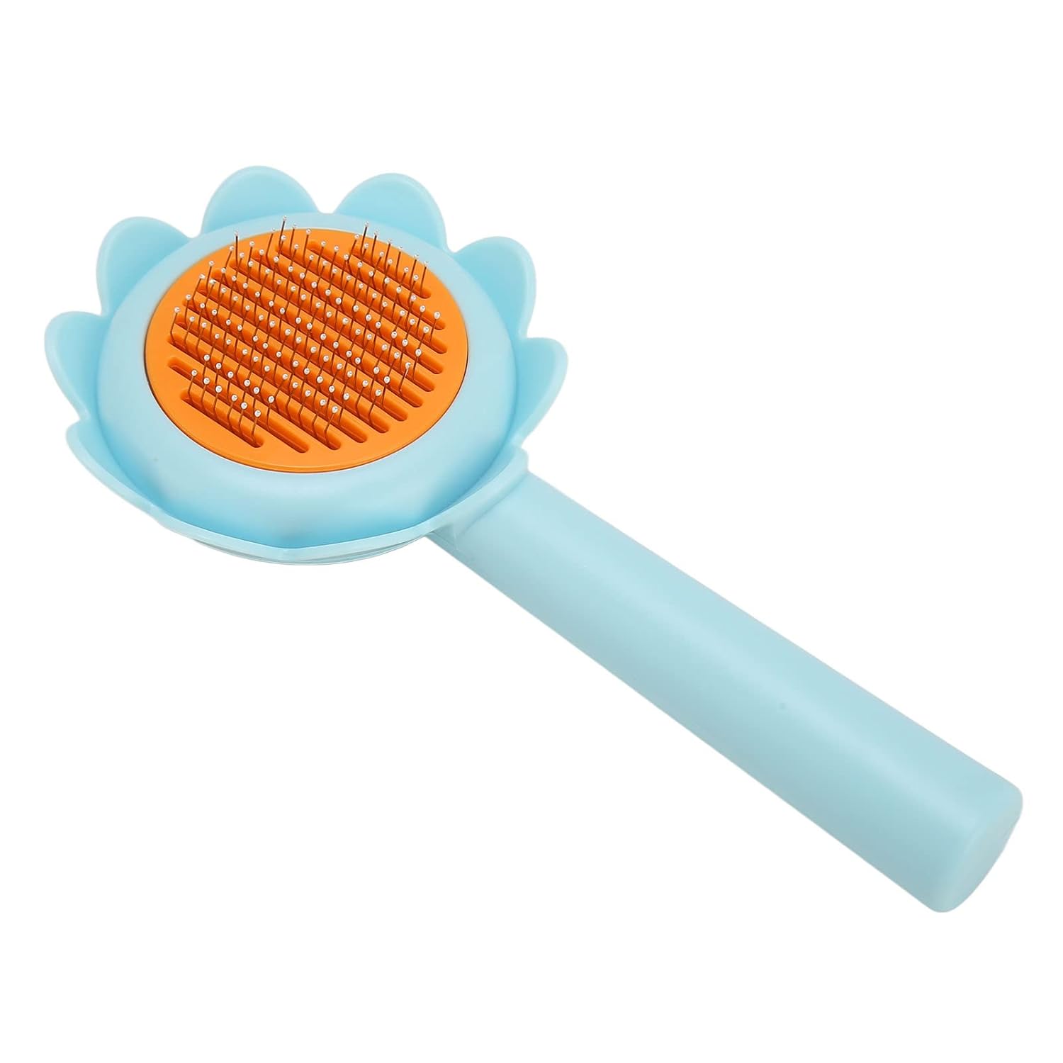 Pet Self Cleaning Flower Shape Grooming Brush Hair Shedding Tool