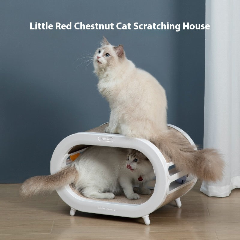 Pet Scratching Board Villa Chamfer Play Toy
