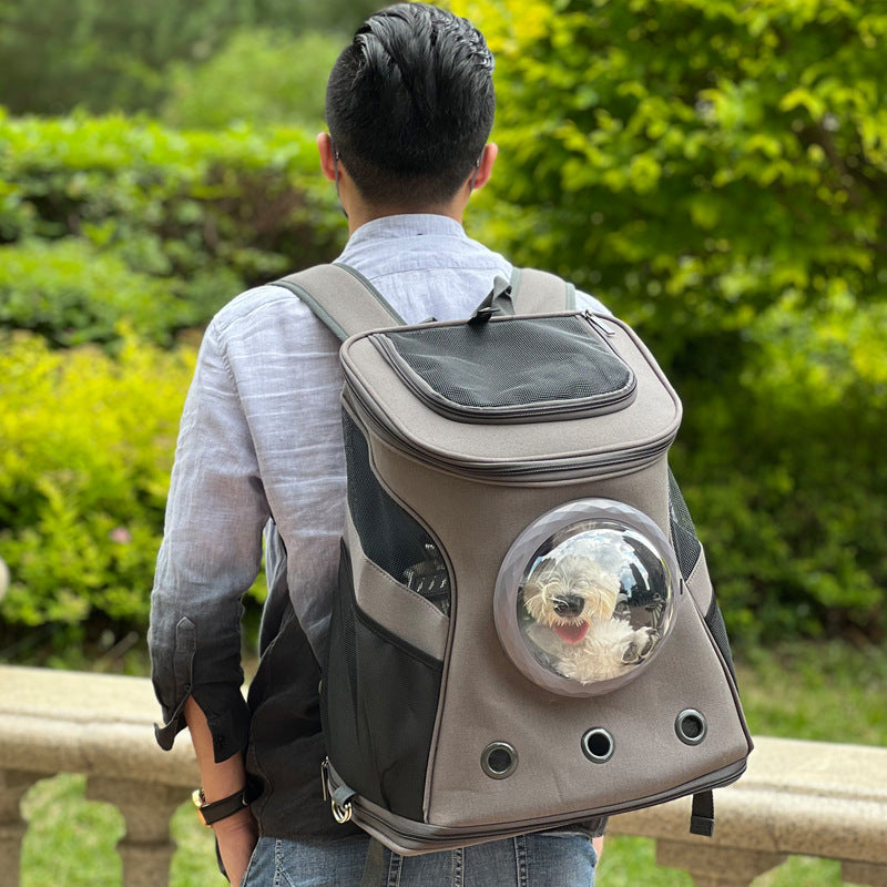 Pet Portable Backpack Style Carrier For Medium Sized Pets