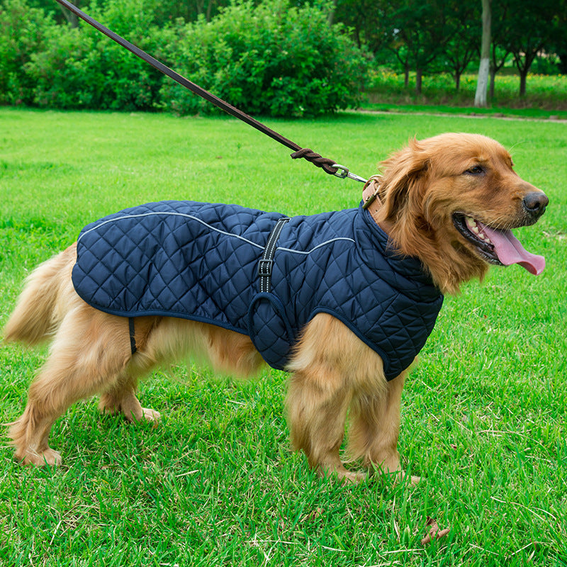 Pet Adjustable Warm Cotton Jacket Apparel