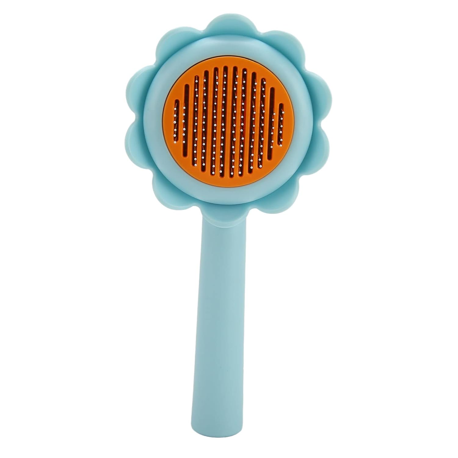 Pet Self Cleaning Flower Shape Grooming Brush Hair Shedding Tool