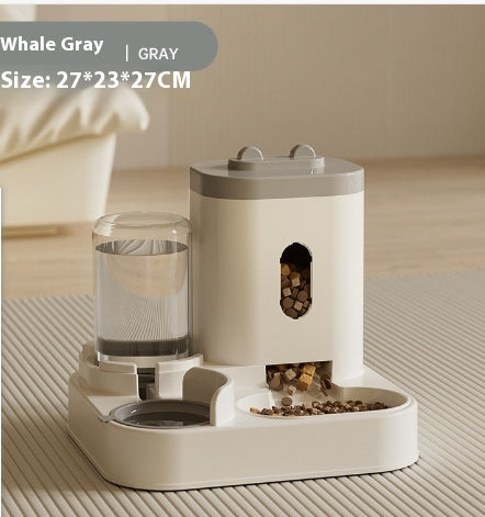 Pet Automatic Feeding And Water Dispenser Bowl System