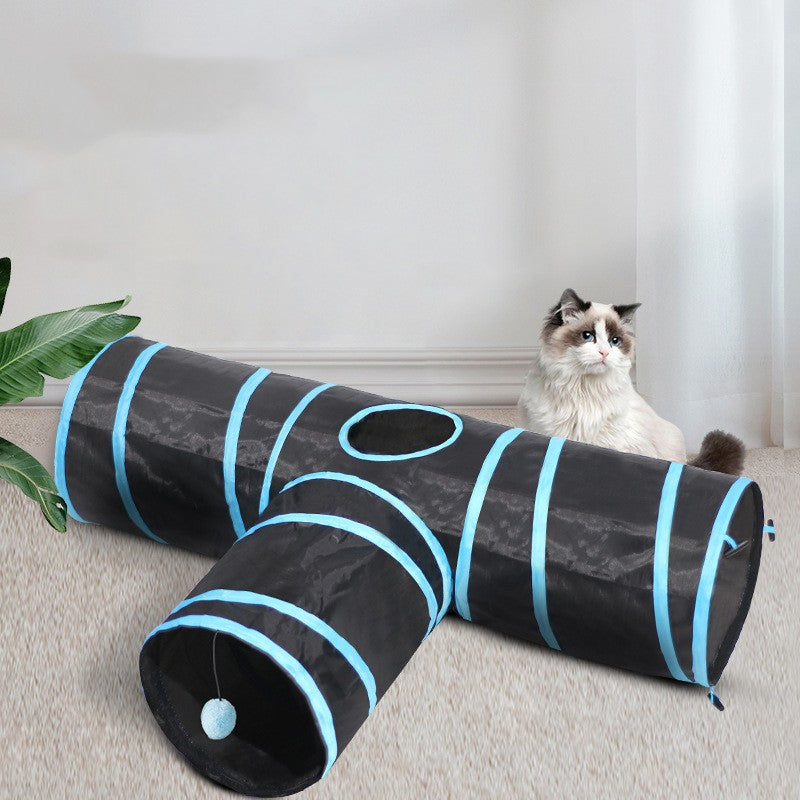 Pet Foldable Tunnel Climbing Path Toy