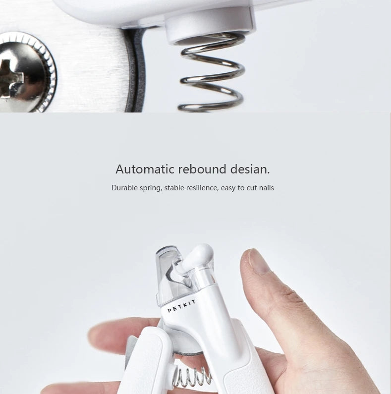 Pet Professional Nail Clipper Scissors LED Light Trimmer