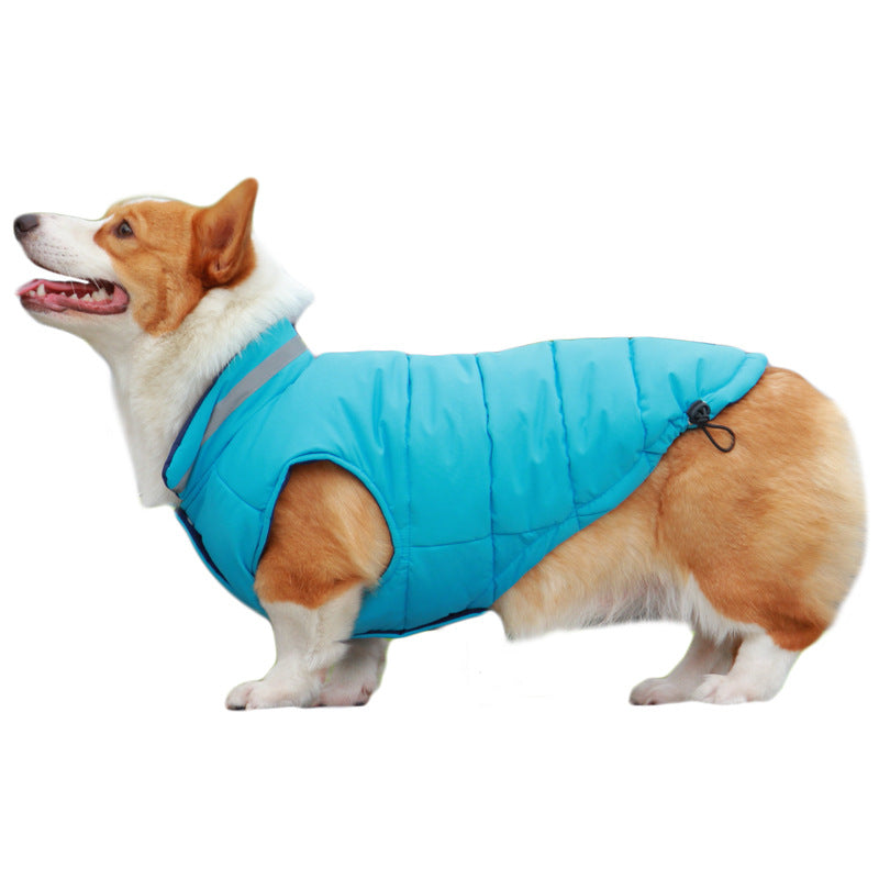 Pet Waterproof Thickened Reflective Outdoor Jacket Apparel