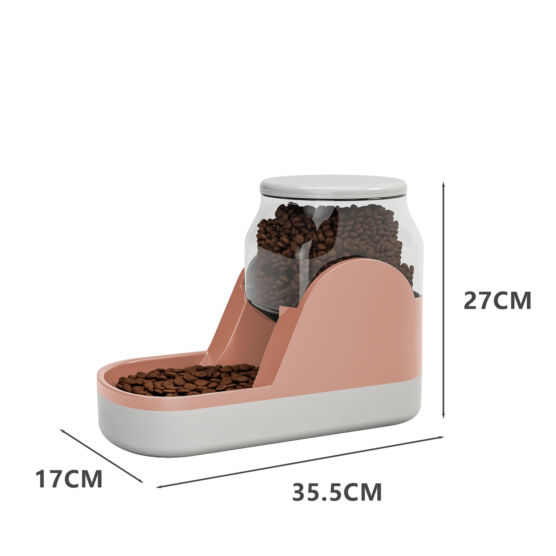 Pet Automatic Water Fountain And Food Dispenser System