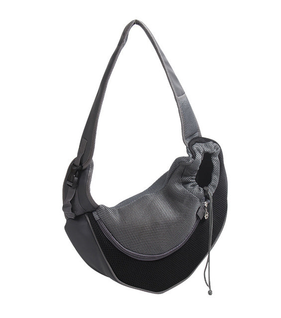 Pet Outdoor Mesh Travel Shoulder Carrier Bag Portable Sling Tote