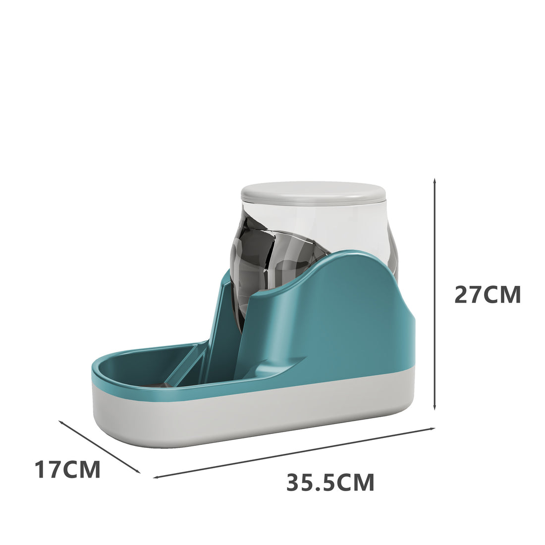 Pet Automatic Water Fountain And Food Dispenser System