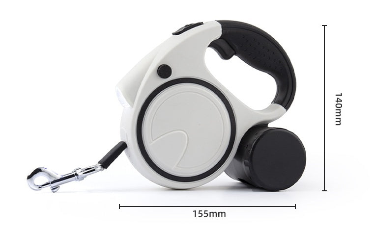 Pet Automatic Retractable LED Flashlight Leash