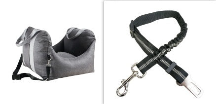 Portable Pet Car Seat Waterproof Safety Travel Carrier Basket