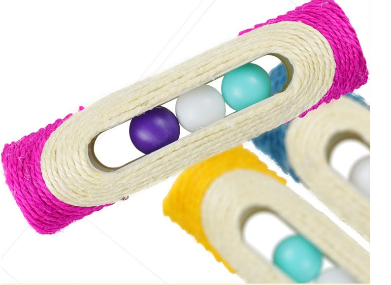 Long Sisal Drum Pet Toys Set Of Three