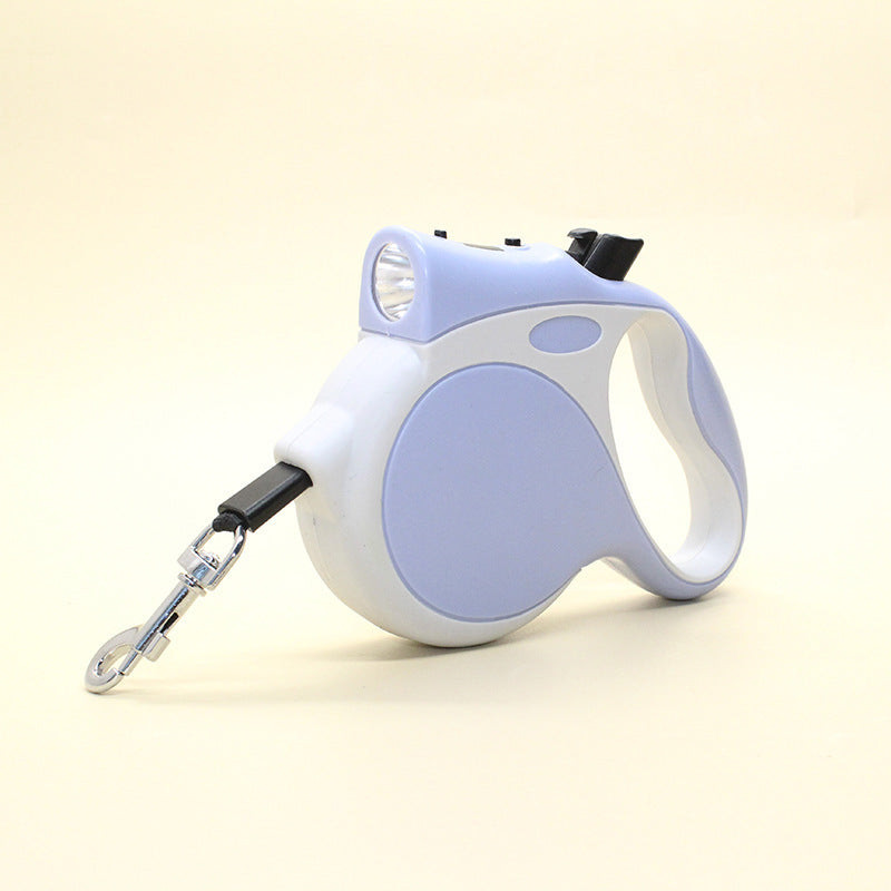 Pet Retractable Illuminated Leash Rope Control Tool
