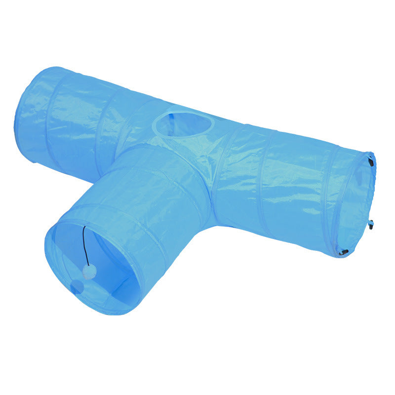 Pet Foldable Tunnel Climbing Path Toy