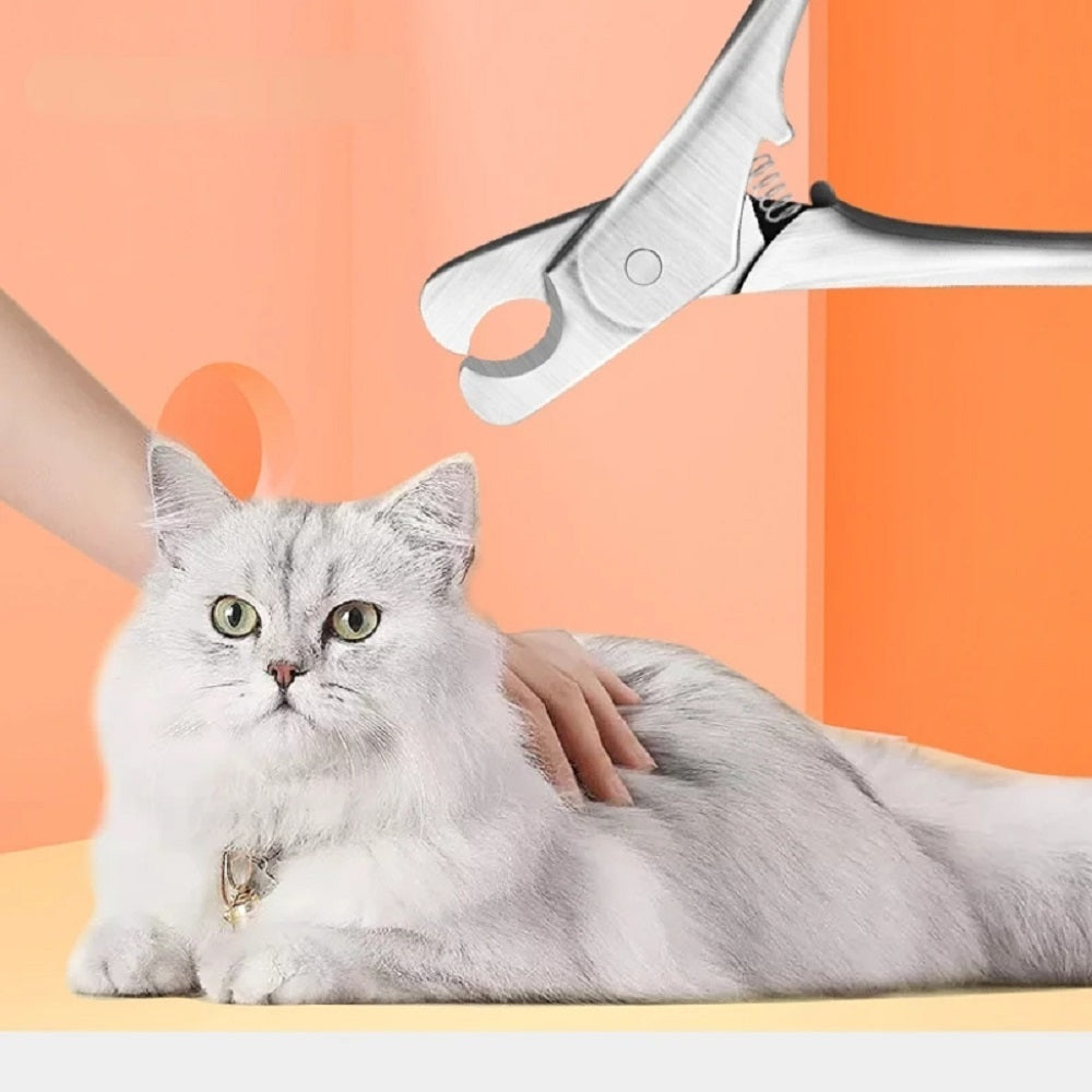 Pet Professional Safety Nail Clipper Stainless Steel Grooming Trimmer