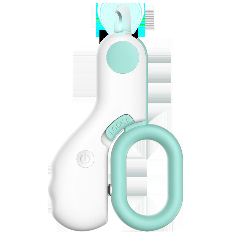 Pet LED Illuminated Mini Nail Trimmer ABS Grooming Tool