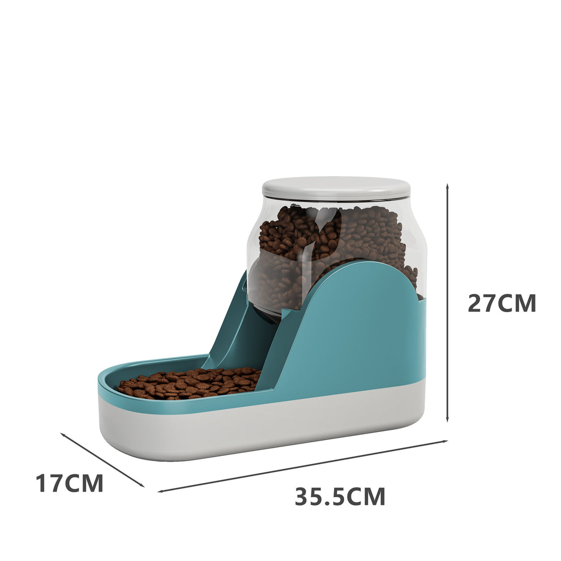 Pet Automatic Water Fountain And Food Dispenser System