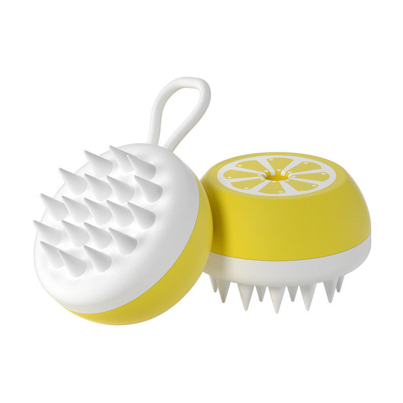 Pet 2 In 1 Silicone Bath Massage Grooming Brush Tool