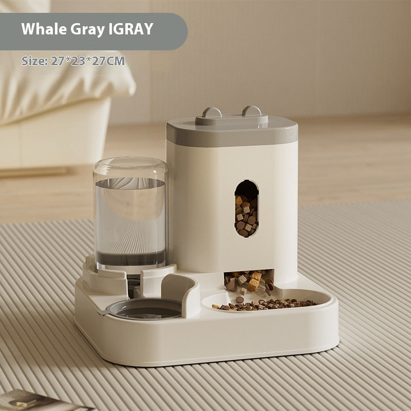 Pet Automatic Feeding And Water Dispenser Bowl System